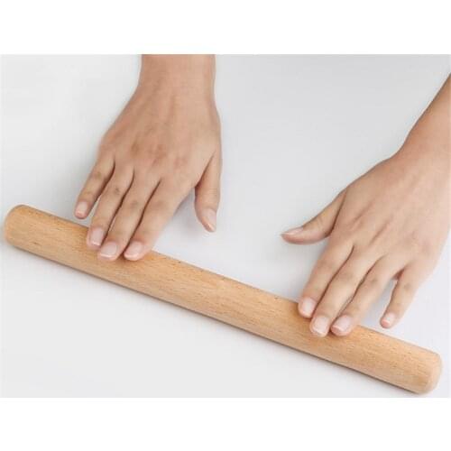 2 Size Kitchen Wooden Rolling Pin Kitchen Cooking Baking Tools Accessories Crafts Baking Fondant Cake Decoration Dough Roller