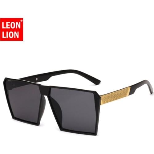 LeonLion Classic Square Sunglasses Women 2021 Brand Designer Oversized Sunglasses Women Vintage Sun Glasses Oculos Feminino