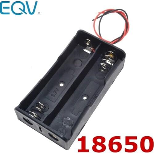 Power Bank 18650 Battery Holder Plastic Battery Holder Storage Box Case for 2x 18650