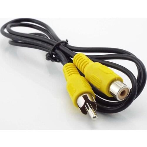 1 Meter RCA male to female Cable Digital Coax Coaxial Audio Video extension connector Cable FOR Subwoofer Cord M/F