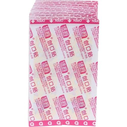 100PCs Waterproof Hemostasis Adhesive Bandages First Aid Emergency Kit For Kids Children Breathable Cute Cartoon Band Aid