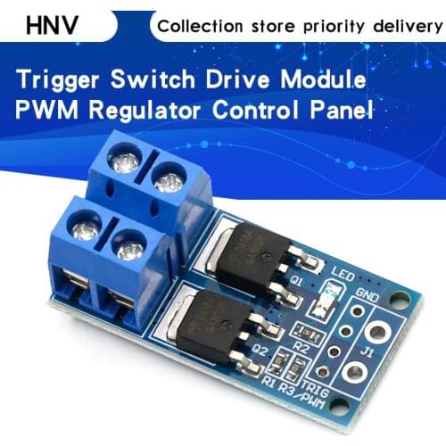 15A 400W MOS FET Trigger Switch Drive Module PWM Regulator Control Panel