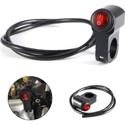 Aluminum Quad ATV Pit Bike Handlebar LED Switch Rocker Button Universal Spiffy