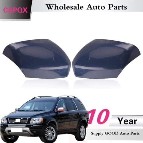 CAPQX For Volvo XC70 2008-2012 For XC90 07-14 Outside Rearview mirror Cover Side rear view mirror cap shell Housing mirror lid