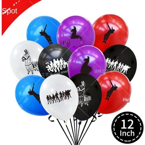 Game Party Inflatable Kid Birthday Balloon Fortnites Balloon Fortress Night Child Party Balloon Decor Kids Air Balloons Toy Gift