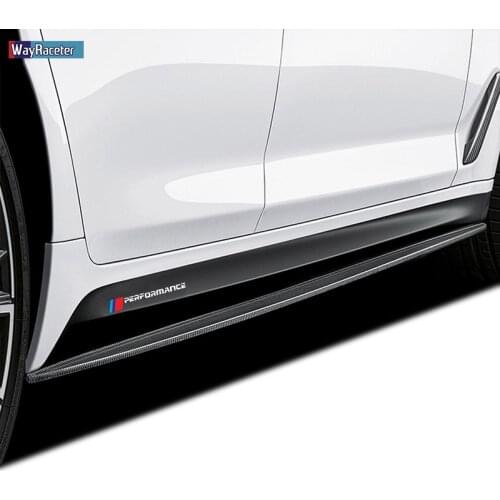 M Performance Door Side Skirt Sticker Decal For BMW F20 F40 F22 F30 E90 F32 F10 F06 F07 F46 M3 M4 M5 E60 Z4 G20 F15 F16 G30 X1