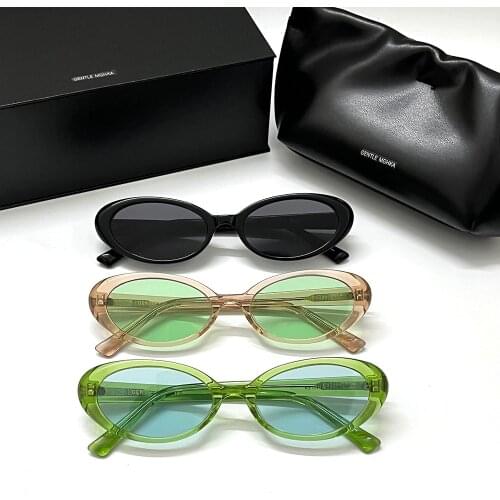 GENTLE DUA Sunglasses Korean brand acetate Cat eye Sun glasse UV400 glasses small face for women men Original packaging