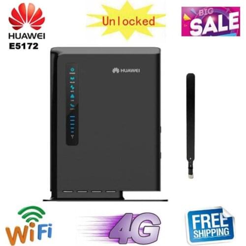 Original Unlocked 150Mbps HUAWEI E5172 E5172s-22 4G LTE CPE Wireless Router Support FDD 800/900/1800/2100/2600 MHz, TDD 2600 MH