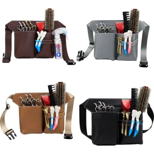 Y166 Professional Barber Scissors Bag Waist Pack Pouch Hairdressing Hair Salon Tool