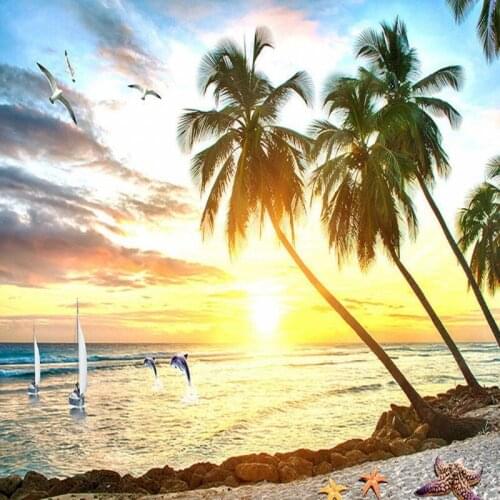 Dropship Colomac Wood Wallpaper Seascape Landscape Beach 3d Wallpaper for Walls Wall Mural 3d Bedroom Papel Pintado De Pared