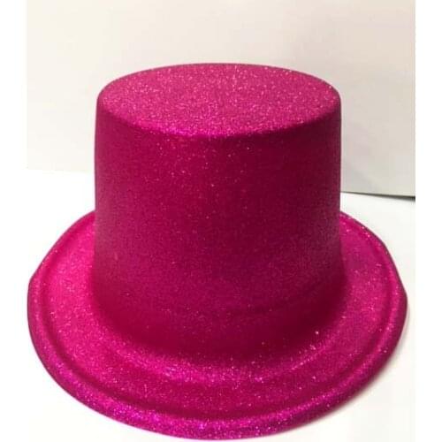 Christmas Silvery Party Hat Pink Color 441252660