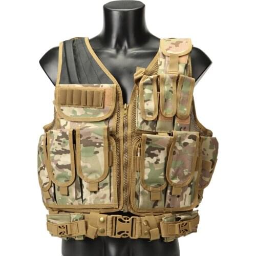 Tactical Vest Multifunctional combat vest Army fan CS field Equipment 045 mesh vest