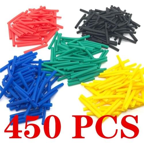 Heat Shrink Tubes 450PCS Cable Sleeves Protector Pc Tubing Wrapping Heating Protection For Winding Wires Connection Kit Tubing