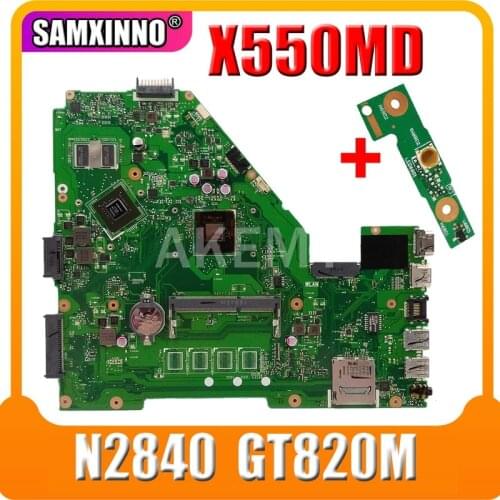 X550MD Motherboard GT820M/2GB REV2.0 N2840 For Asus X550MD X550MJ X552M Laptop motherboard X550MD Mainboard X550MD Motherboard