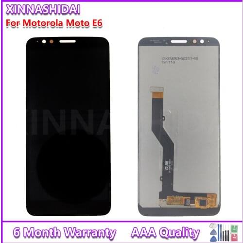 For motorola Moto E6 E6 Play E6 Plus E6s LCD Display Touch Screen Sensor Assembly E6 E6 Play E6 Plus LCD