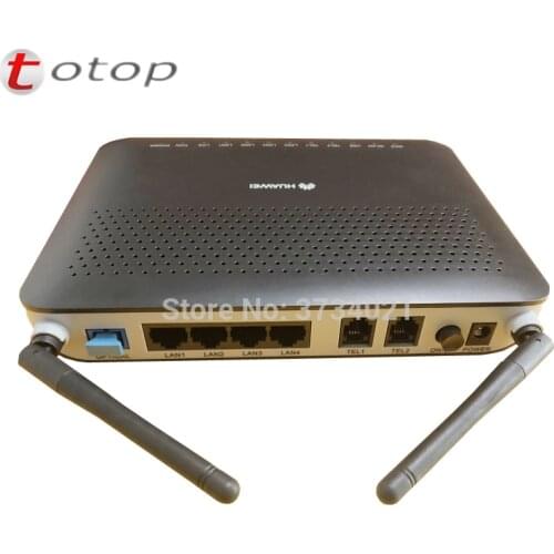 100% New Huawei original HG8245 Gpon Terminal with 4FE+2PORT+VOICE+WIFI, wireless ONU English setup interface, Free shipping