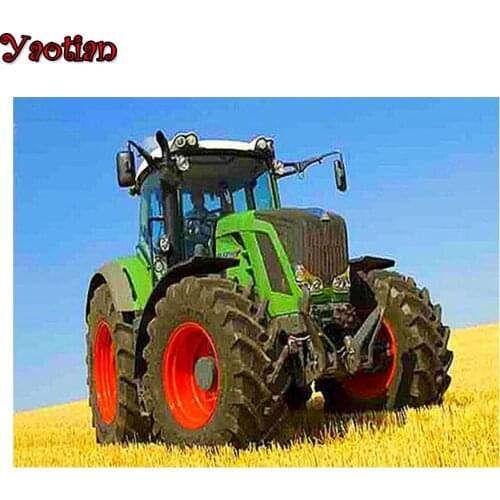5D Diamond Painting Diamond Embroidery Tractor Farm Cross Stitch Kit Full Drill Square Diamond Mosaic Rhinestones Handmade Decor