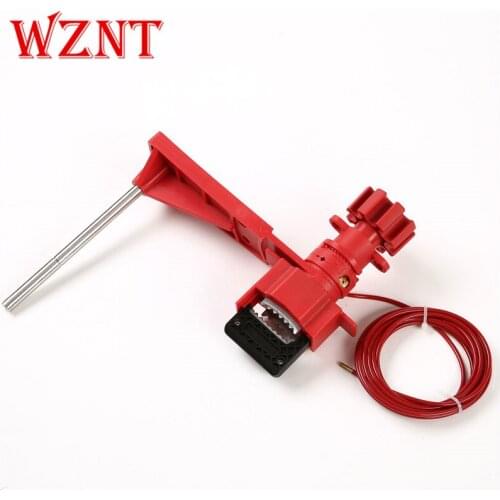 Free shipping Single arm Safety universal ball valve lock PA Locking mark for ball valve of industrial pipe