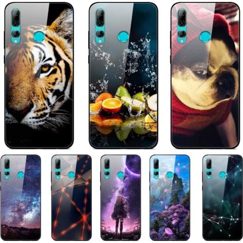 Tempered Glass Phone Case For Huawei honor 10i Case Print Silicone Cover for Huawei Honor 10i 10 i Honor10i HRY-LX1T cases Shell