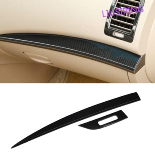 Fit For Nissan Teana Altima 2013-2018 Carbon Fiber style Dashboard Decorative Strip Trim