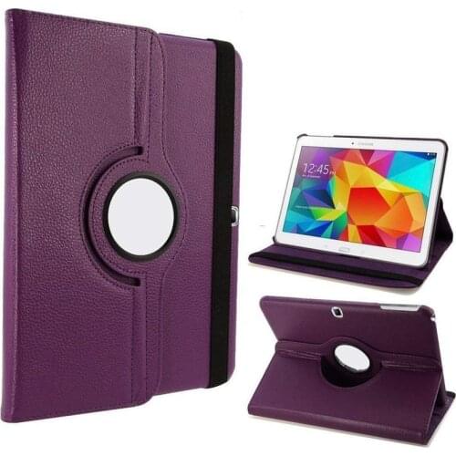 For Samsung Galaxy Tab 4 10.1 SM-T530 T531 T535 SM-T530 Cases 360 Rotating PU Leather Cover Case for Samsung T530 Stand Cases