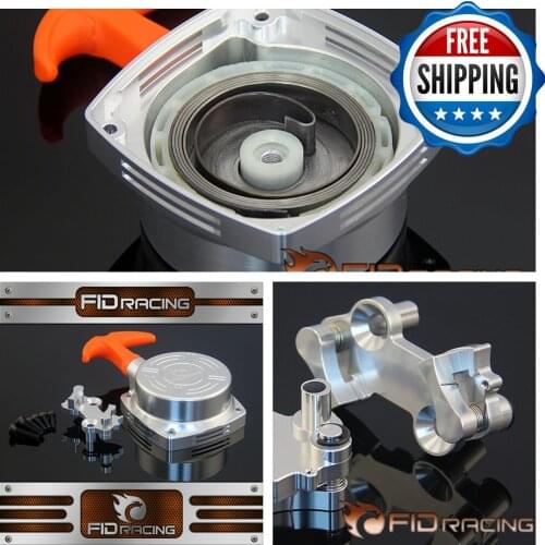 FID Racing CNC Machined Alloy Pull Starter for 1/4,1/5,1/6 CY /Zen HPI baja Losi FG MCD Boats/planes engine