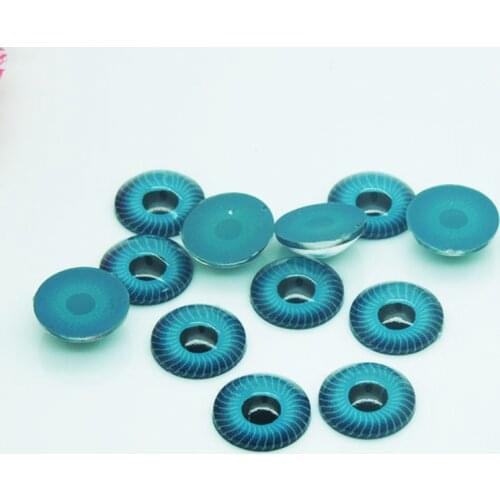 12mm Plastic Doll Eyes iris Dark Blue Eyes For Bear Doll Animal Puppet Making 50pcs/lot EA083