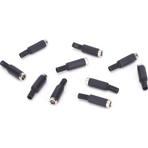 Female Jack Plug Adapter Connector DIY JETTING New 10pcs 5.5x2.1mm DC