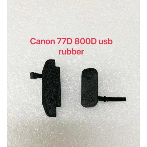 Interface Cap USB HDMI Rubber Cover For Canon EOS 77D Black USB Cover MDHI Door