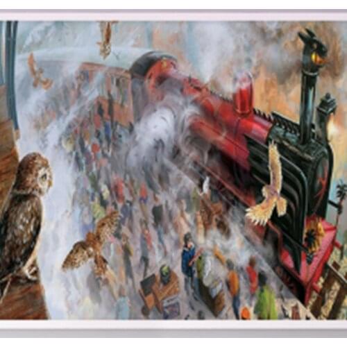 Painting By Numbers Oil Painting DIY Dropshipping 60x75 40x50cm Valley Train Still Life Wedding Decoration Art picture Gift