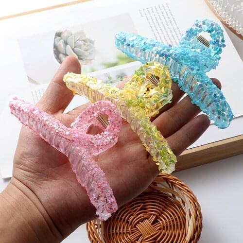 New Hair Claws Hair Accessories Acrylic Woman and Girls Makeup Hair Styling Hair clips Headwear Hairpin Ornaments for Gift