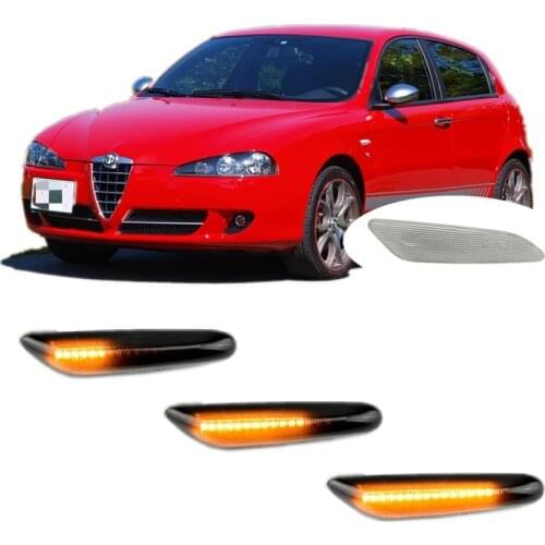 Fit for Alfa Romeo 147 937 2005 2006 2007 2008 2009 2010 Dynamic LED Indicator Side Marker Signal Light Repeater