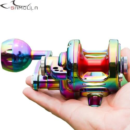 All Metal Sea Baitcasting Reel Boat Fishing Slow Jig Drag 20kg Real 9+2BB Pesca Accesorios Mar Jigging Reels Moulinet Casting