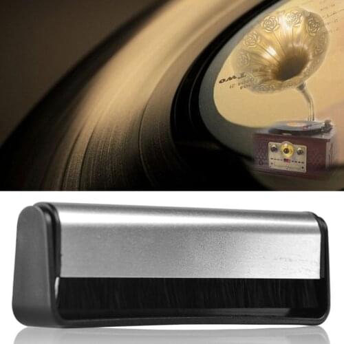 Portable Vinyl Records Cleaning Kit Anti-static Brush Scrubbing Brushes for LP Phonograph Turntables