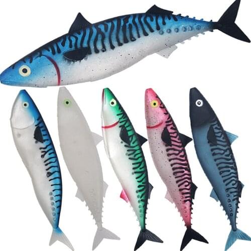 5pcs/lot Fishing Lures 29cm 67g Bait Distance Fishing Lures Squid Soft Lure Artificial Bait for Deep Seawater Articulos De Pesca