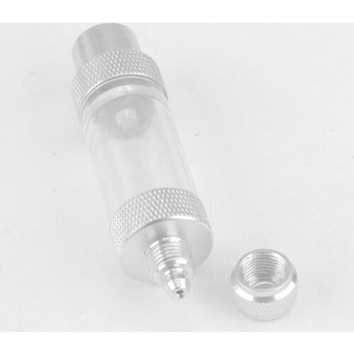 Single/Dual Head Fish Tank CO2 Bubble Counter Air Pump Accessory for Aquarium Check Valve-Regulator Diffuser Reactor