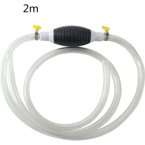 G8TE Hand Fuel Pump Liquid Transfer Siphon Pump Gasoline Siphon Hose Car Manual Siphon Suction