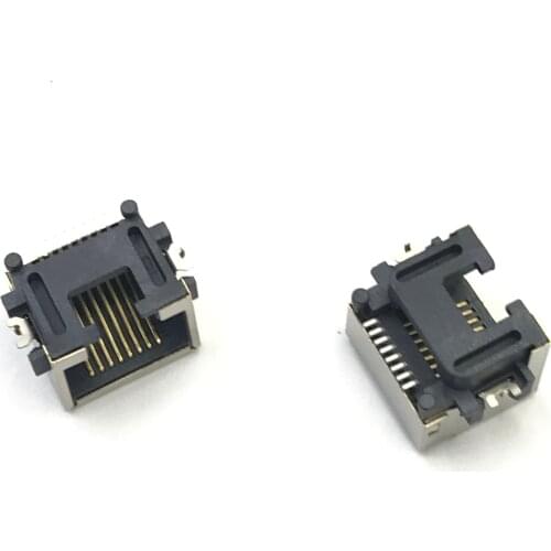 RJ45 Network Ethernet FEMALE SOCKET SMT SMD 56 8P8C female jack connector 10pcs