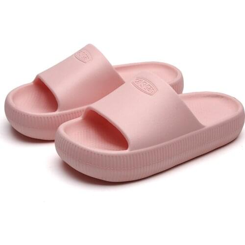 Women Bathroom Slippers Thick Outsole Men Shower Sandals Pool Water Shoes Leaky Beach Slippers Unisex Swimming Shoes Anti-slip