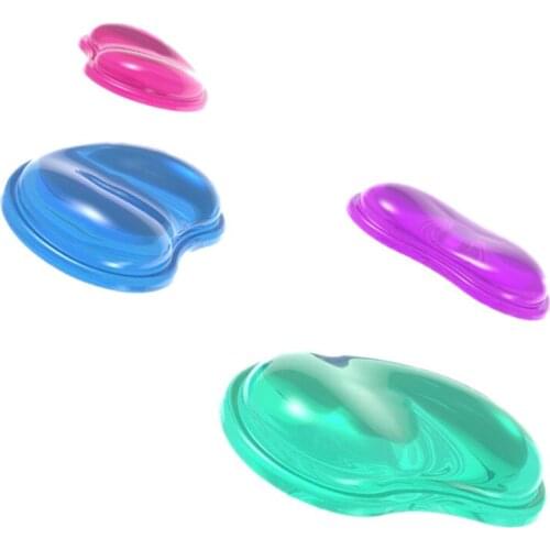 Silicone Mouse Pads Heart-shaped Computer Mouse Wrist Pad Gel Rest Support Pad for PC Laptop Computer Desktop Gaming Mouse pads