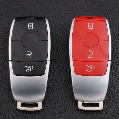 3 Button Replacement Smart Remote Key Shell for Mercedes-Benz C200L E300L S320 GLC