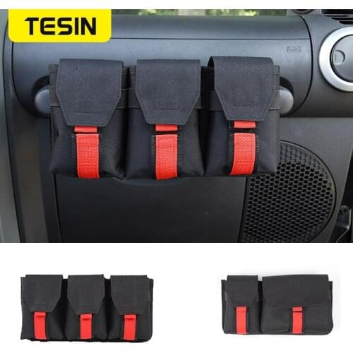 Stowing Tidying For Jeep Wrangler JK General Co-pilot Handle Storage Bag Waterproof Oxford For Jeep Wrangler 1997-2019 Parts Car