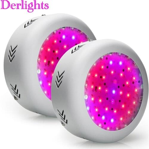 2pcs/Lot 150W LED Grow Light UFO 50X3W LEDs Full Spectrum Grow Box for Indoor Greenhouse Hydroponics Plants Flower Vegetables