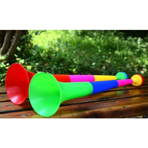 Large Three Plastic Trumpet Football Game Fans Horn Bar Games Props Childrens Toys Educational 3 Years Old 2021