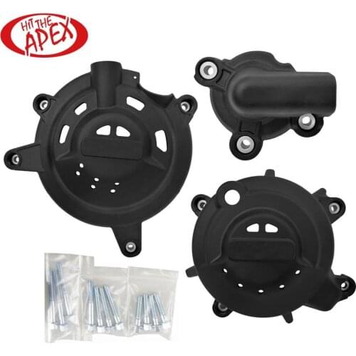 Motorcycle Engine Protection Water Pump Cover Kit Case for GB Racing for Kawasaki NINJA 400 2018-2019