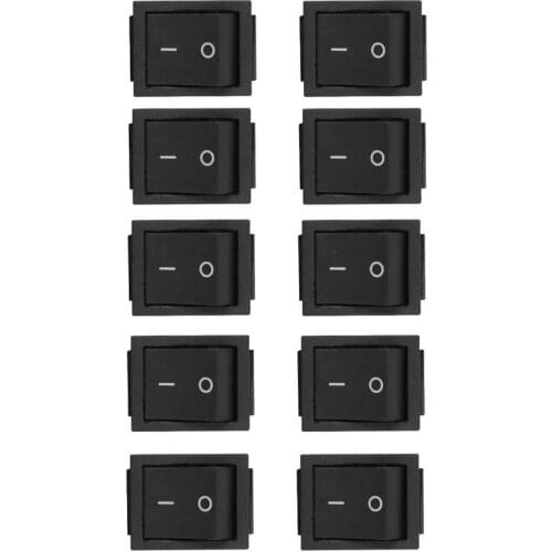 10PCs KCD4 Rocker Switch ON/OFF 4 Pin 2 Position Electrical Equipment Power Switch 16A 250VAC 20A 125VAC