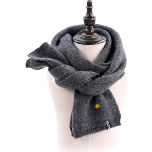 2019 Imitated Cashmere Children Scarf Soft Winter Baby Boy Girl Warm Scarves Kids Small Pineapple Long Scarf Shawl Child Collar