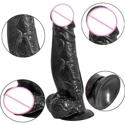 28X6 CM Big Dildo Suction Cup Dildo Realistic Huge Dildos Vagina Massager Butt Plug Adult Toys Sex Toys For Woman Men Sex Shop