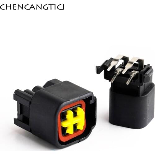 5 Sets 4 Pin Way Automotive Wire Connector Socket PCB Electrical Male Female Plug For Furukawa 12444-5504-2 FWY-C-4F-B