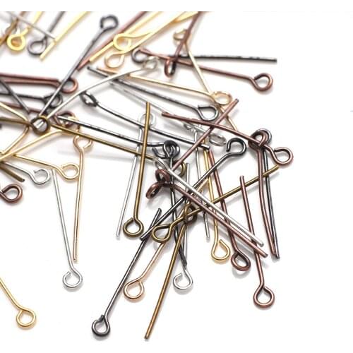 9-shape Beading Alloy Needle Jewelry Findings Pins Metal Beads For Bracelets DIY Crafts Handmade Charms Needlework Accessories